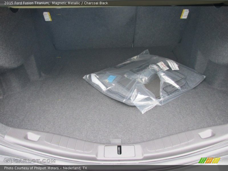 Magnetic Metallic / Charcoal Black 2015 Ford Fusion Titanium