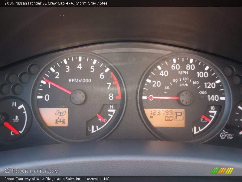 Storm Gray / Steel 2006 Nissan Frontier SE Crew Cab 4x4