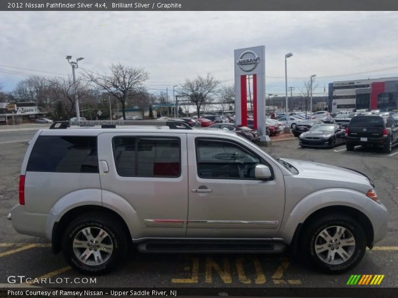 Brilliant Silver / Graphite 2012 Nissan Pathfinder Silver 4x4