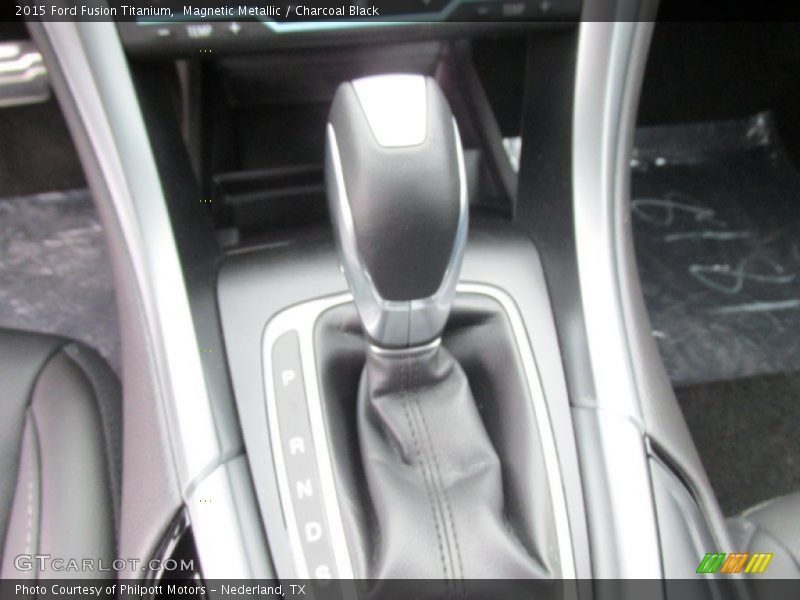 Magnetic Metallic / Charcoal Black 2015 Ford Fusion Titanium