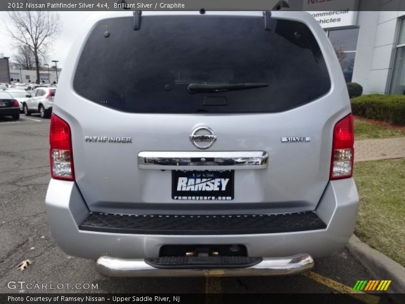 Brilliant Silver / Graphite 2012 Nissan Pathfinder Silver 4x4