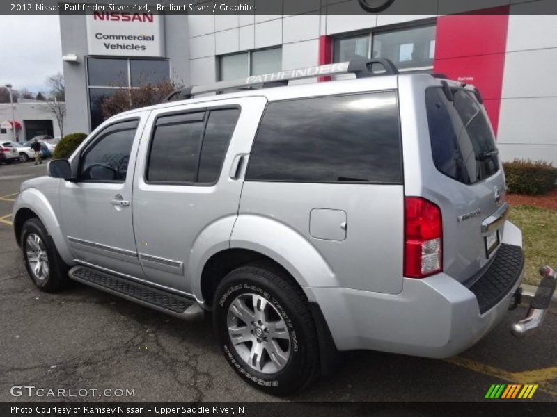 Brilliant Silver / Graphite 2012 Nissan Pathfinder Silver 4x4