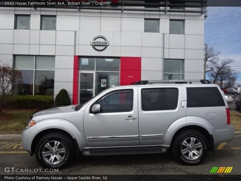 Brilliant Silver / Graphite 2012 Nissan Pathfinder Silver 4x4