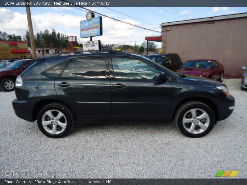 Neptune Blue Mica / Light Gray 2004 Lexus RX 330 AWD