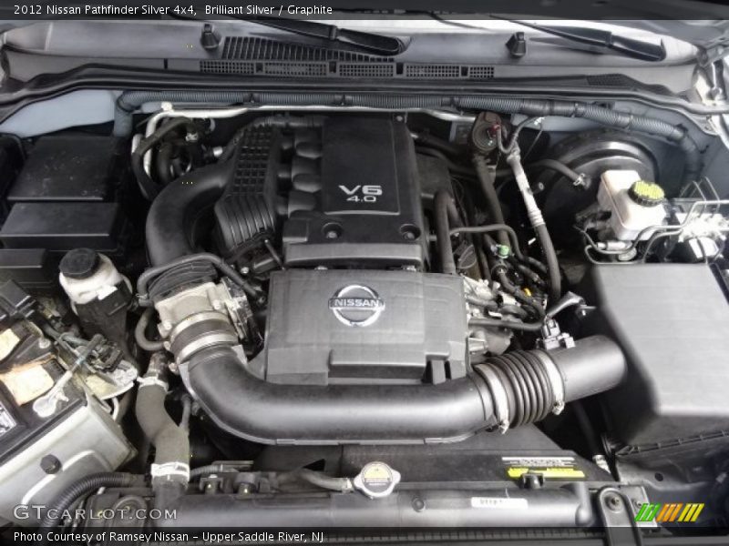 Brilliant Silver / Graphite 2012 Nissan Pathfinder Silver 4x4