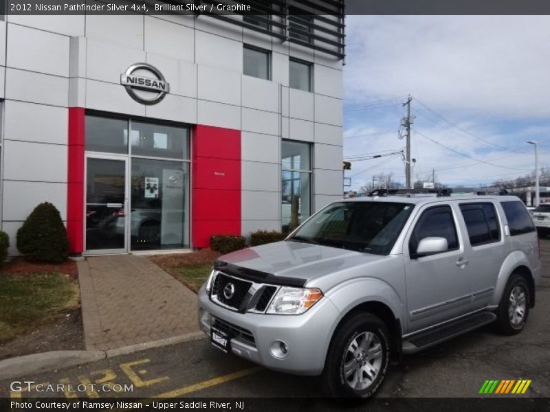 Brilliant Silver / Graphite 2012 Nissan Pathfinder Silver 4x4