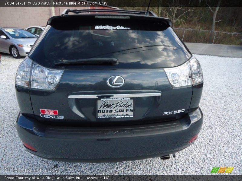 Neptune Blue Mica / Light Gray 2004 Lexus RX 330 AWD