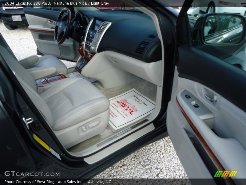 Neptune Blue Mica / Light Gray 2004 Lexus RX 330 AWD