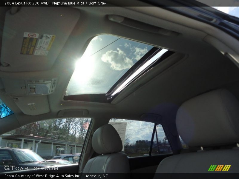 Neptune Blue Mica / Light Gray 2004 Lexus RX 330 AWD
