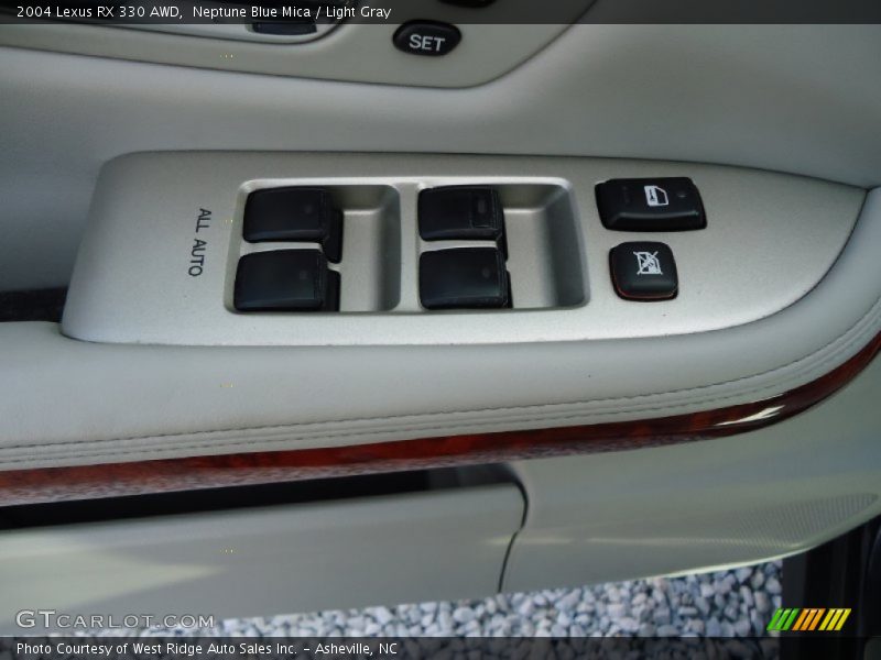 Neptune Blue Mica / Light Gray 2004 Lexus RX 330 AWD