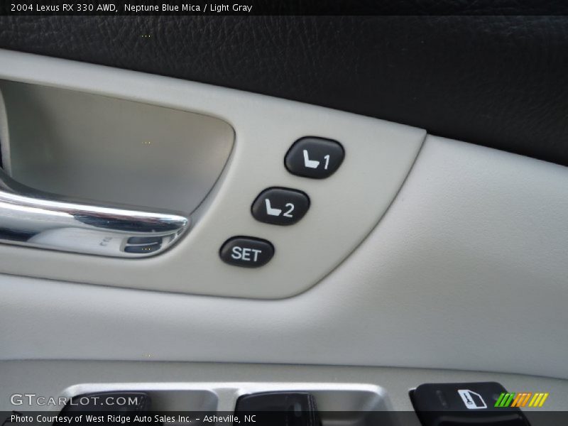 Neptune Blue Mica / Light Gray 2004 Lexus RX 330 AWD