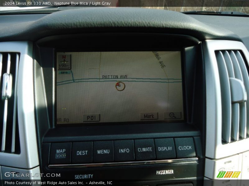 Neptune Blue Mica / Light Gray 2004 Lexus RX 330 AWD