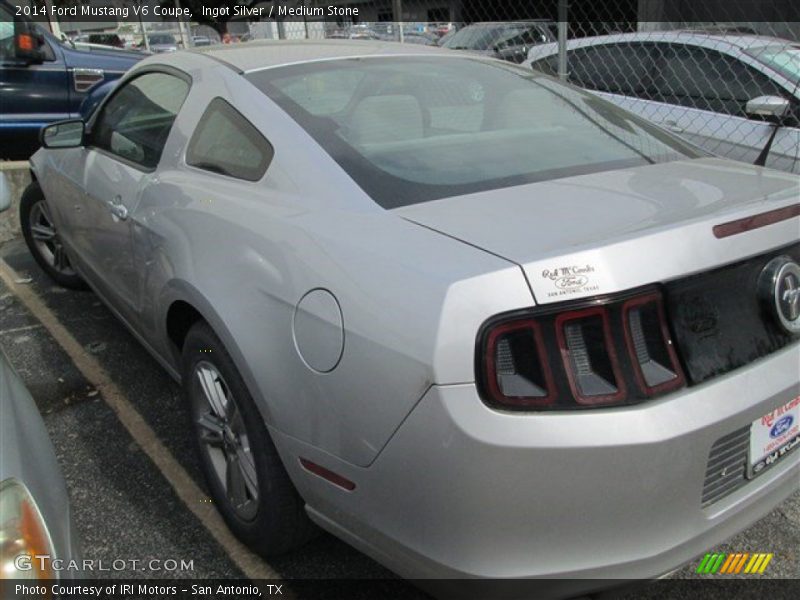Ingot Silver / Medium Stone 2014 Ford Mustang V6 Coupe