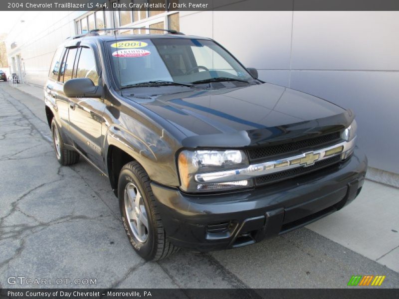 Dark Gray Metallic / Dark Pewter 2004 Chevrolet TrailBlazer LS 4x4