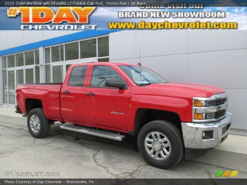 Victory Red / Jet Black 2015 Chevrolet Silverado 2500HD LT Double Cab 4x4