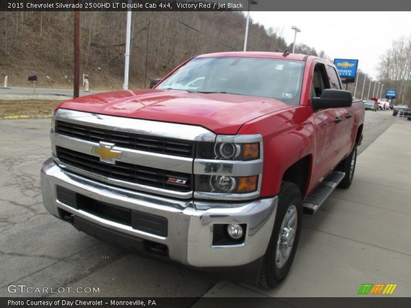Victory Red / Jet Black 2015 Chevrolet Silverado 2500HD LT Double Cab 4x4