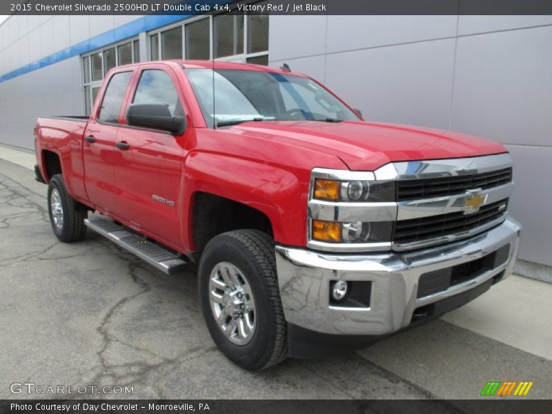 Victory Red / Jet Black 2015 Chevrolet Silverado 2500HD LT Double Cab 4x4