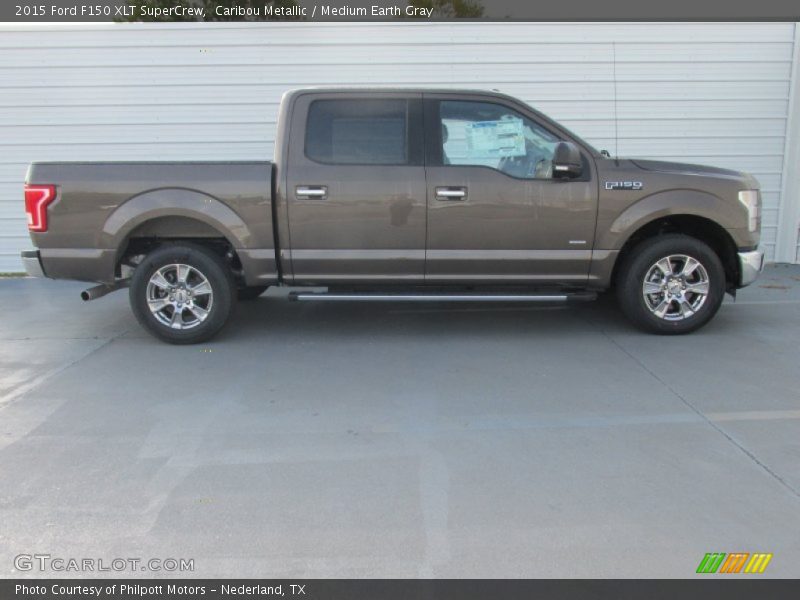Caribou Metallic / Medium Earth Gray 2015 Ford F150 XLT SuperCrew