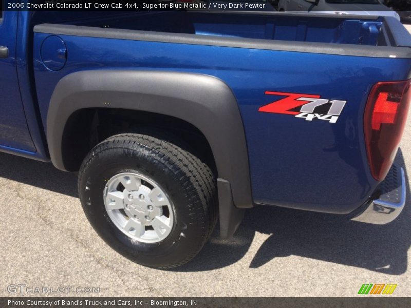 Superior Blue Metallic / Very Dark Pewter 2006 Chevrolet Colorado LT Crew Cab 4x4
