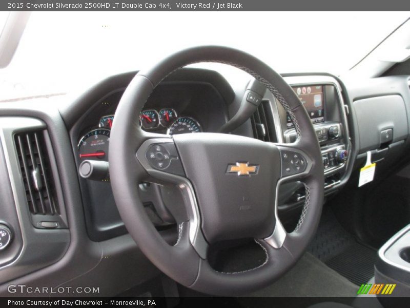 Victory Red / Jet Black 2015 Chevrolet Silverado 2500HD LT Double Cab 4x4