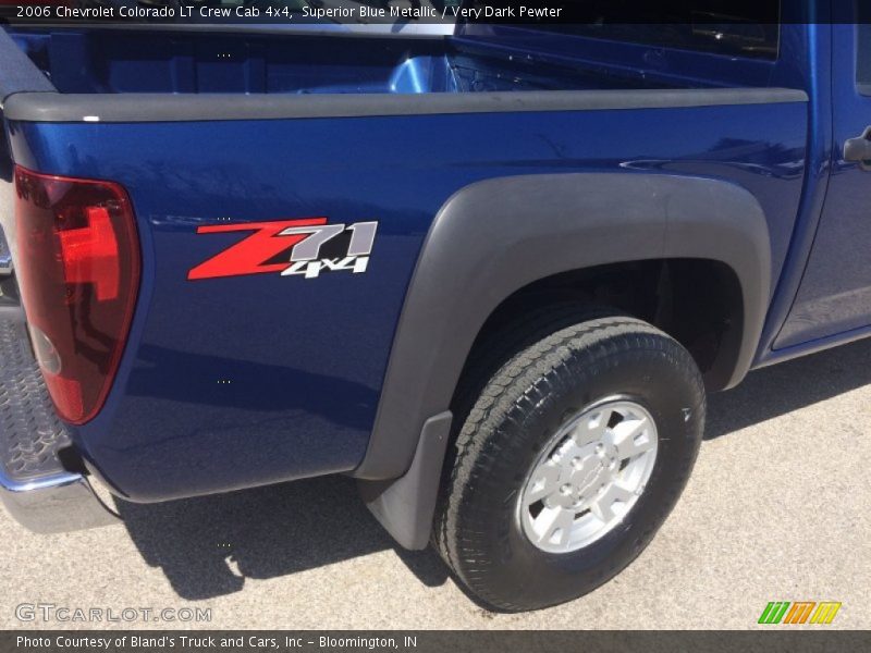 Superior Blue Metallic / Very Dark Pewter 2006 Chevrolet Colorado LT Crew Cab 4x4