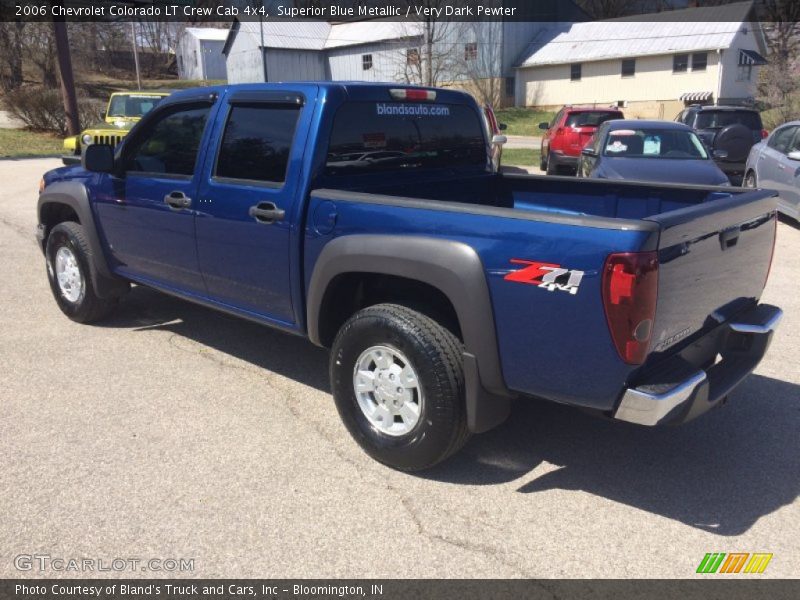 Superior Blue Metallic / Very Dark Pewter 2006 Chevrolet Colorado LT Crew Cab 4x4