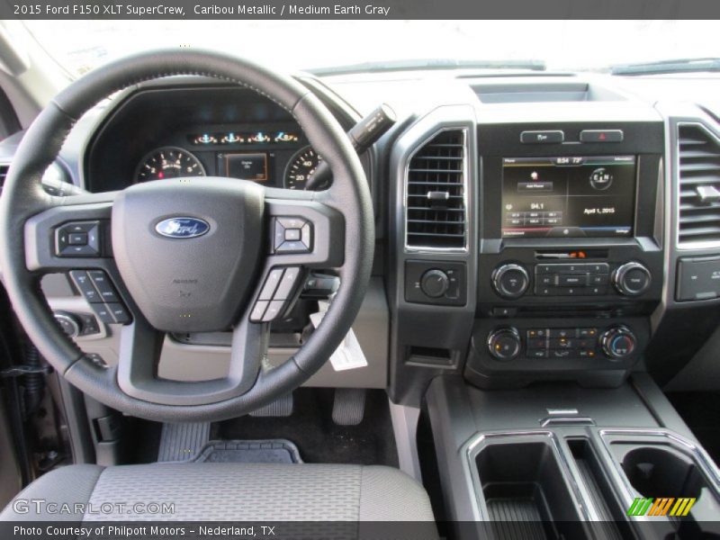 Caribou Metallic / Medium Earth Gray 2015 Ford F150 XLT SuperCrew