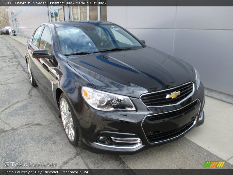 Phantom Black Metallic / Jet Black 2015 Chevrolet SS Sedan