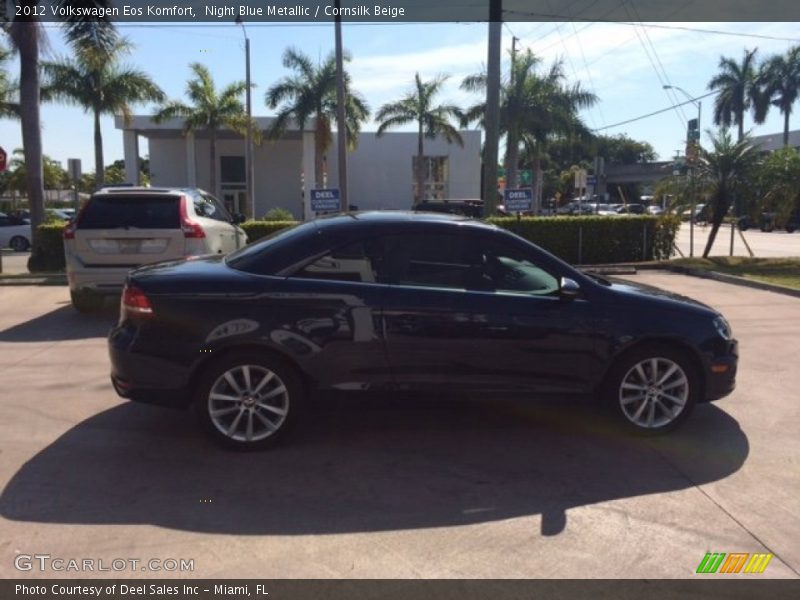 Night Blue Metallic / Cornsilk Beige 2012 Volkswagen Eos Komfort