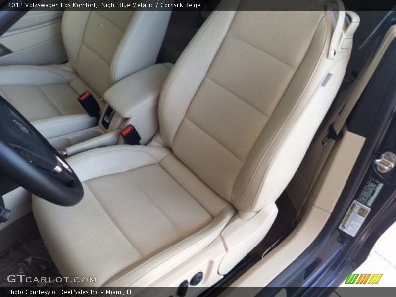 Night Blue Metallic / Cornsilk Beige 2012 Volkswagen Eos Komfort