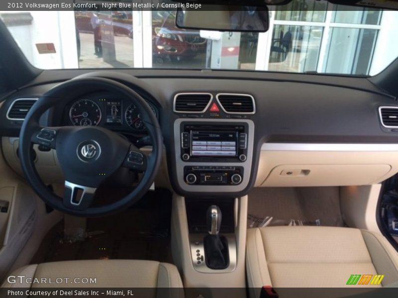 Night Blue Metallic / Cornsilk Beige 2012 Volkswagen Eos Komfort