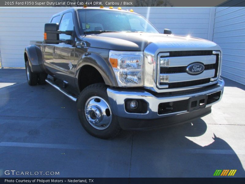 Caribou / Black 2015 Ford F350 Super Duty Lariat Crew Cab 4x4 DRW