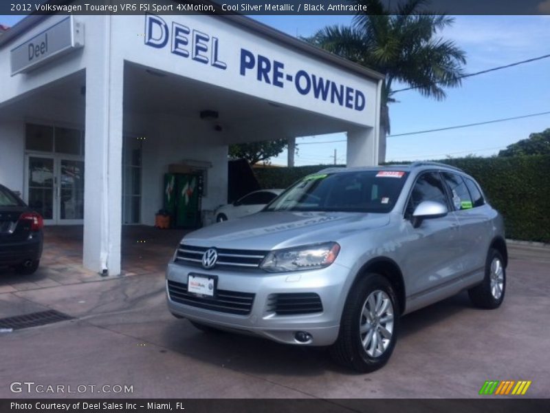 Cool Silver Metallic / Black Anthracite 2012 Volkswagen Touareg VR6 FSI Sport 4XMotion