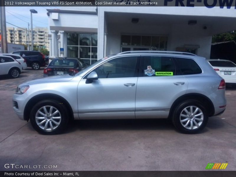 Cool Silver Metallic / Black Anthracite 2012 Volkswagen Touareg VR6 FSI Sport 4XMotion