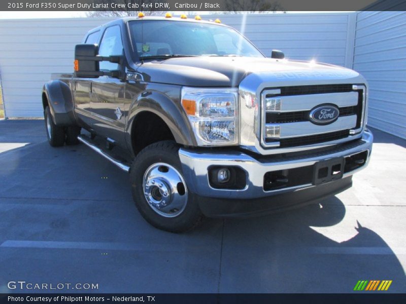 Caribou / Black 2015 Ford F350 Super Duty Lariat Crew Cab 4x4 DRW