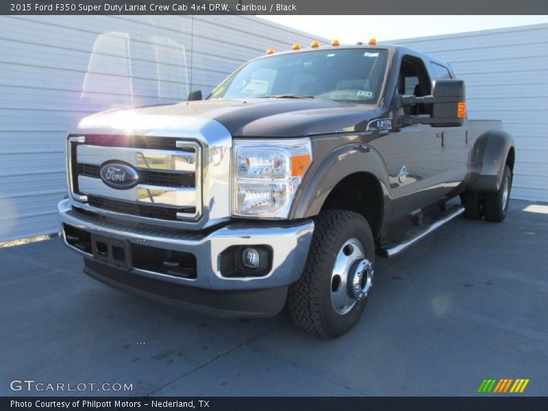 Caribou / Black 2015 Ford F350 Super Duty Lariat Crew Cab 4x4 DRW