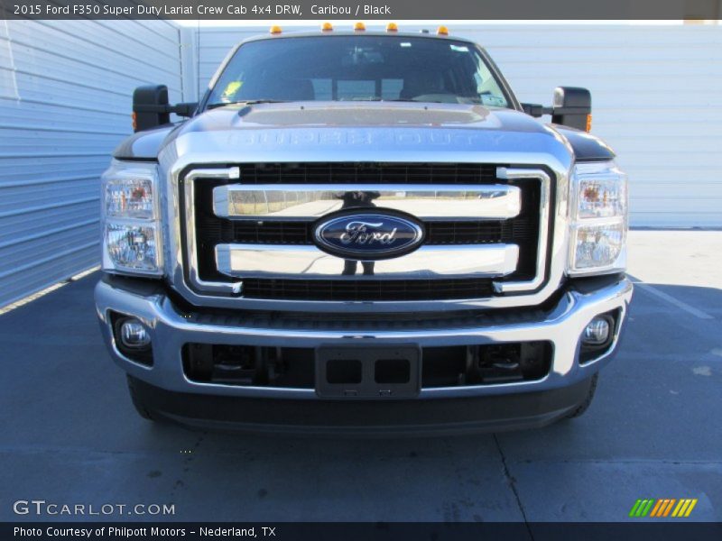 Caribou / Black 2015 Ford F350 Super Duty Lariat Crew Cab 4x4 DRW