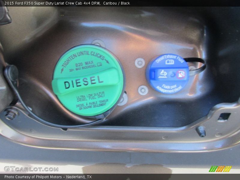 Caribou / Black 2015 Ford F350 Super Duty Lariat Crew Cab 4x4 DRW
