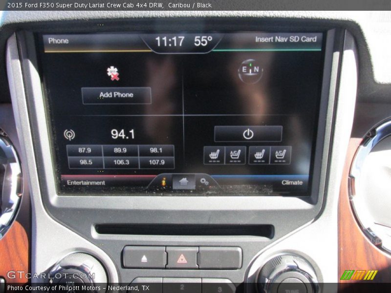 Caribou / Black 2015 Ford F350 Super Duty Lariat Crew Cab 4x4 DRW