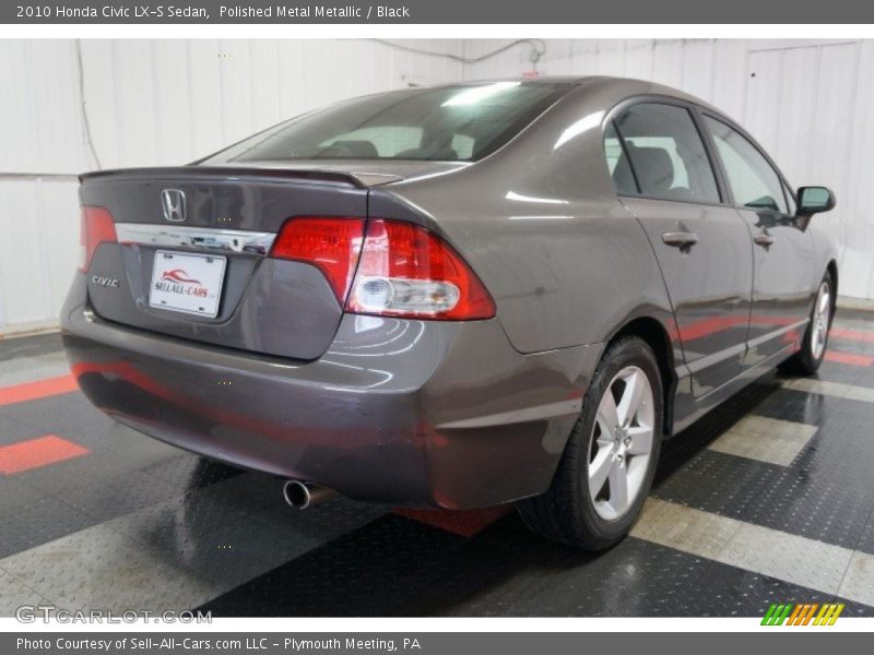 Polished Metal Metallic / Black 2010 Honda Civic LX-S Sedan