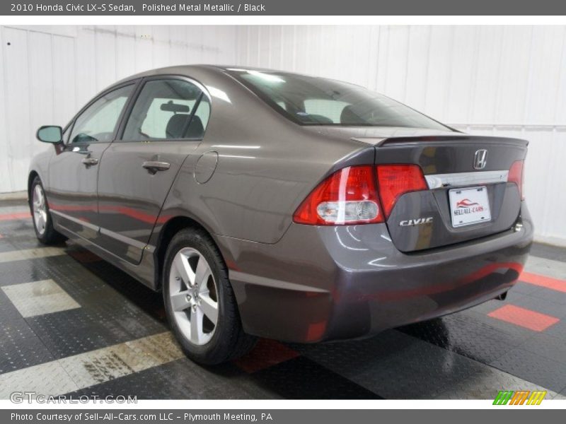 Polished Metal Metallic / Black 2010 Honda Civic LX-S Sedan