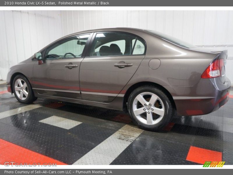 Polished Metal Metallic / Black 2010 Honda Civic LX-S Sedan