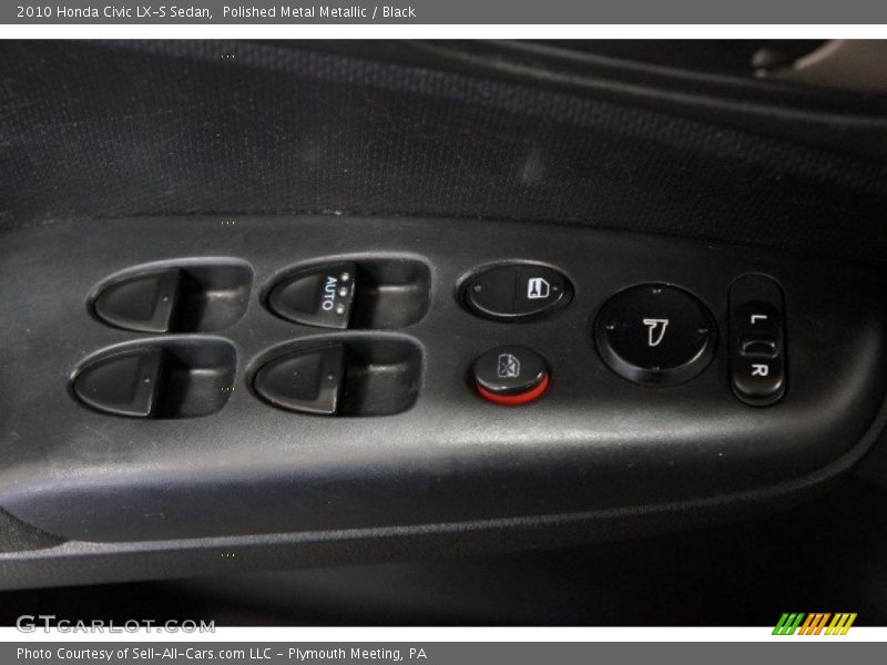 Polished Metal Metallic / Black 2010 Honda Civic LX-S Sedan