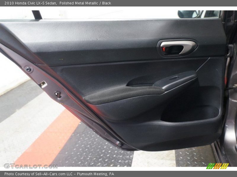 Polished Metal Metallic / Black 2010 Honda Civic LX-S Sedan