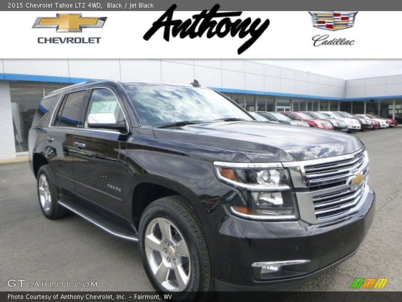 Black / Jet Black 2015 Chevrolet Tahoe LTZ 4WD