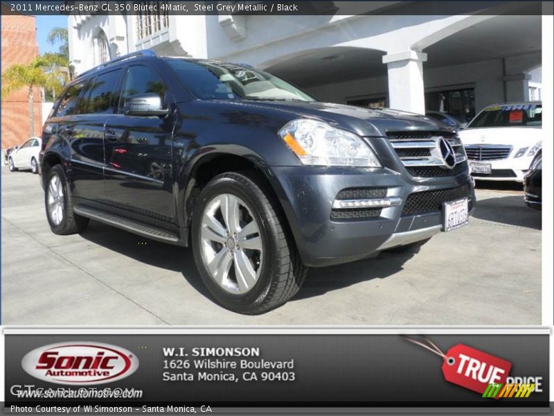 Steel Grey Metallic / Black 2011 Mercedes-Benz GL 350 Blutec 4Matic