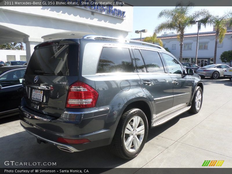 Steel Grey Metallic / Black 2011 Mercedes-Benz GL 350 Blutec 4Matic