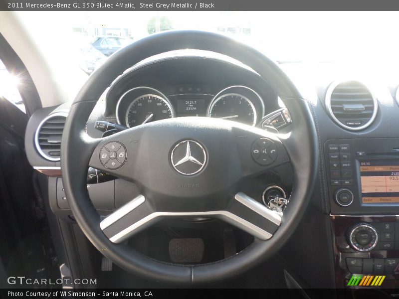 Steel Grey Metallic / Black 2011 Mercedes-Benz GL 350 Blutec 4Matic