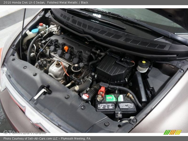 Polished Metal Metallic / Black 2010 Honda Civic LX-S Sedan