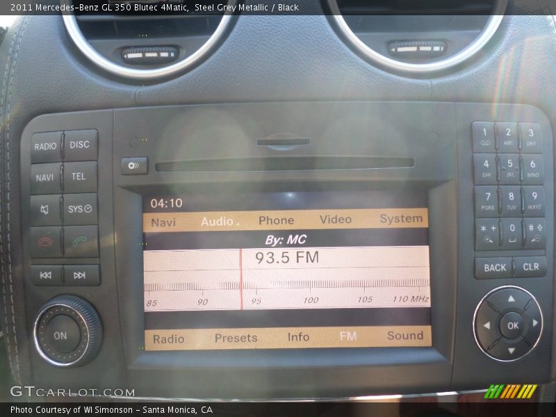 Steel Grey Metallic / Black 2011 Mercedes-Benz GL 350 Blutec 4Matic